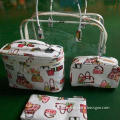 PVC Cosmetic Bags, Silkscreen, Imprint and Embroidery